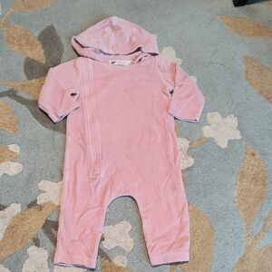 Cozy Pink Hooded Footie for Kids